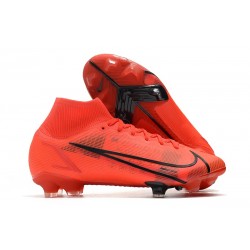 Nike Mercurial Superfly 8 Elite FG Rojo Negro
