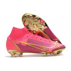 Nike Mercurial Superfly VIII Elite FG Rojo Negro