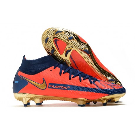 Nike Phantom GT Elite Dynamic Fit FG Naranja Oro Azul