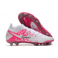 Nike Phantom GT Elite Dynamic Fit FG Blanco Rosa