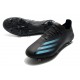 Botas de fútbol Adidas X Ghosted.1 FG Negro Cyan Gris