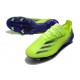 Botas de fútbol adidas X Ghosted.1 FG Verde Tinta Energía