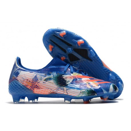 Botas de fútbol Adidas X Ghosted.1 FG Azul Rojo