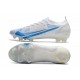 Tacón de Fútbol Nike Mercurial Vapor 14 Elite FG Blanco Azul