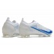 Tacón de Fútbol Nike Mercurial Vapor 14 Elite FG Blanco Azul