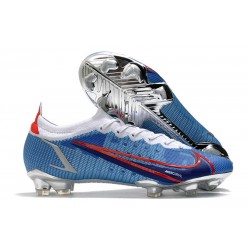 Tacón de Fútbol Nike Mercurial Vapor 14 Elite FG Azul Rojo