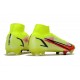 Nike Mercurial Superfly VIII Elite FG Volt Carmesí Negro