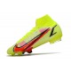 Nike Mercurial Superfly VIII Elite FG Volt Carmesí Negro