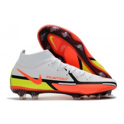 Nike Phantom GT 2 Elite DF FG Blanco Carmesí Volt
