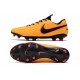 Nike Zapatilla Tiempo Legend VIII Elite FG Naranja Negro