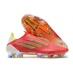 adidas Botas Futbol X Speedflow+ FG Rojo Negro Rojo Solar