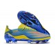 Botas de fútbol Adidas X Ghosted.1 FG X-Men Cyclops - Azul Rojo Amarillo Fluor