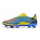 Botas de fútbol Adidas X Ghosted.1 FG X-Men Cyclops - Azul Rojo Amarillo Fluor