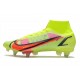 Nike Mercurial Superfly 8 Elite SG-PRO AC Carmesi Plateado Metalizado