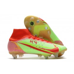 Nike Mercurial Superfly 8 Elite SG-PRO AC Verde Rojo