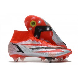 Nike Mercurial Superfly 8 Elite SG-PRO AC Chile Rojo Negro Blanco Naranja