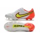 Zapatos Nike Tiempo Legend 9 Elite FG Blanco Volt Carmesí