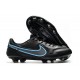 Zapatos Nike Tiempo Legend 9 Elite FG Negro Gris Hierro
