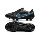 Zapatos Nike Tiempo Legend 9 Elite FG Negro Gris Hierro