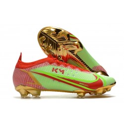Nike Mercurial Vapor XIV Elite FG Verde Rojo Oro