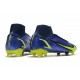 Nike Mercurial Superfly VIII Elite FG Zafiro Volt Azul Vacío