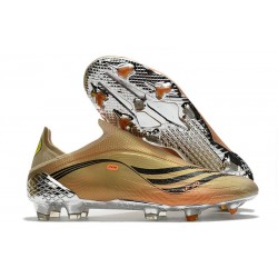 adidas Botas Futbol X Speedflow+ FG Tech Metallic Negro Naranja