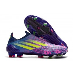 adidas Botas Futbol X Speedflow+ FG Azul Rosa Amarillo