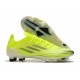 adidas X SpeedFlow.1 FG Tacos de fútbol Amarillo Solar Negro Azul