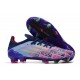 adidas X SpeedFlow.1 FG Tacos de fútbol para Messi Azul Rosa Amarillo