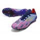 adidas X SpeedFlow.1 FG Tacos de fútbol para Messi Azul Rosa Amarillo