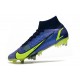 Nike Mercurial Superfly 8 Elite SG-PRO AC Zafiro Volt Azul Vacío