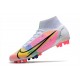 Nike Mercurial-Superfly 8 Elite AG-Pro Blanco Platino Rosa