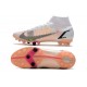 Nike Mercurial-Superfly 8 Elite AG-Pro Blanco Negro Carmesí