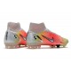 Nike Mercurial-Superfly 8 Elite AG-Pro Blanco Negro Metálico Plateado