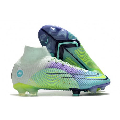 Botas de Fútbol Nike Mercurial Superfly 8 Elite FG Dream Speed Barely Verde Volt Morado Eléctrico