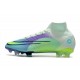 Botas de Fútbol Nike Mercurial Superfly 8 Elite FG Dream Speed Barely Verde Volt Morado Eléctrico