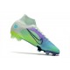 Botas de Fútbol Nike Mercurial Superfly 8 Elite FG Dream Speed Barely Verde Volt Morado Eléctrico