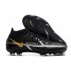 Nike Phantom GT 2 Elite DF FG Negro Gris Metálico Dorado Metalizado