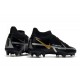 Nike Phantom GT 2 Elite DF FG Negro Gris Metálico Dorado Metalizado