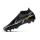 Nike Phantom GT 2 Elite DF FG Negro Gris Metálico Dorado Metalizado