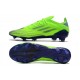 adidas X SpeedFlow.1 FG Tacos de fútbol para hombre Verde Violeta