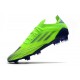 adidas X SpeedFlow.1 FG Tacos de fútbol para hombre Verde Violeta