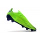 adidas X SpeedFlow.1 FG Tacos de fútbol para hombre Verde Violeta