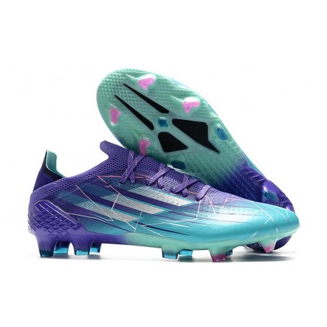 adidas X SpeedFlow.1 FG Morado Rush Plateado Metálico Menta Rush