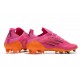 adidas X SpeedFlow.1 FG Tacos de fútbol para hombre Rosa Naranja