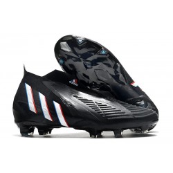 adidas Predator Edge+ FG Negro Blanco Rojo
