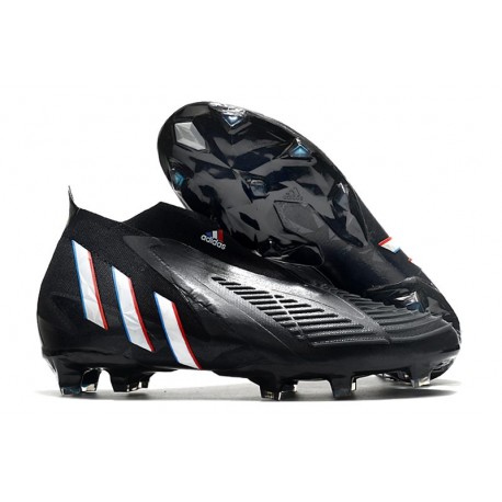 adidas Predator Edge+ FG Negro Blanco Rojo