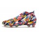 adidas Predator Edge+ FG Geometric Bright Azul Team Amarillo Rojo Solar