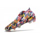 adidas Predator Edge+ FG Geometric Bright Azul Team Amarillo Rojo Solar