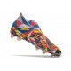 adidas Predator Edge+ FG Geometric Bright Azul Team Amarillo Rojo Solar